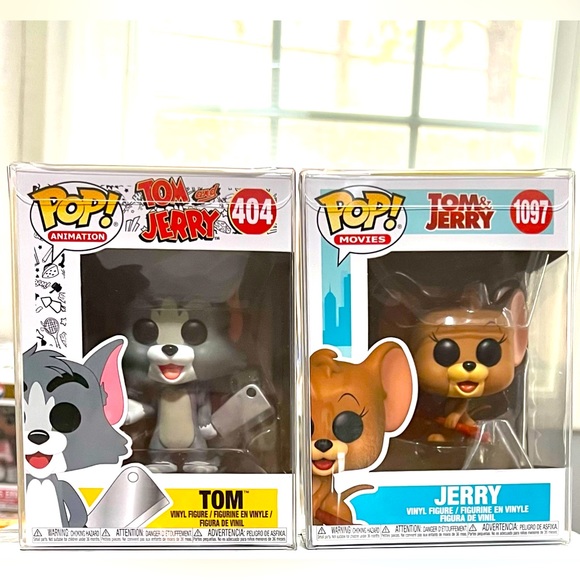 Tom and Jerry Funko Pop! Unbelievably Cute MINT in soft protectors. - Picture 1 of 6